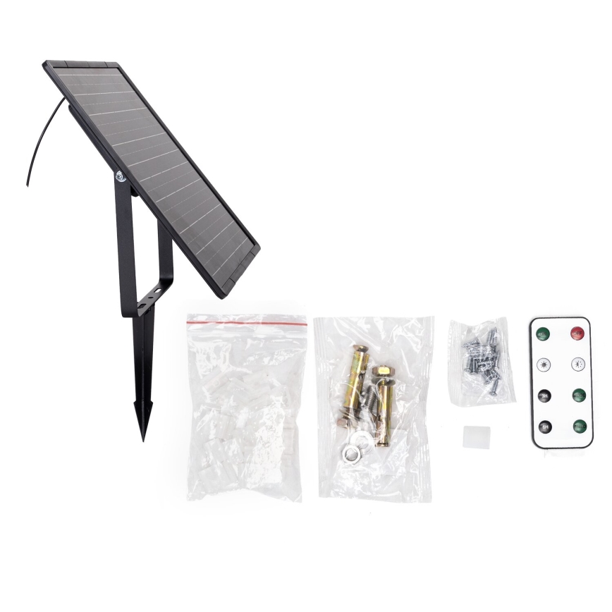 Aigostar - Dimabilna solarna LED traka LED/20W/3,2V 20 m 6500K IP65 + daljinski upravljač