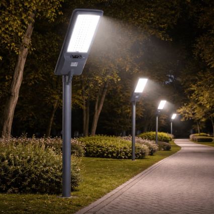 Aigostar - LED solarna ulična lampa s senzorom LED/300W/3,2V 3000/4000/6500K 3600mAh + daljinski upravljač