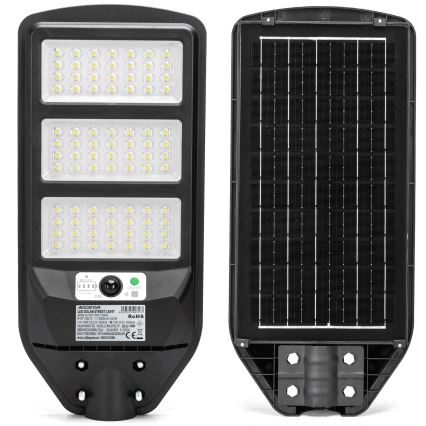 Aigostar - LED Solarna ulična svjetiljka sa senzorom LED/150W/3,2V 8000mAh IP65 6500K + daljinski upravljač