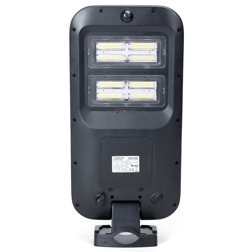 Aigostar - LED Solarna ulična svjetiljka sa senzorom LED/180W/4V 7500mAh IP65 + daljinski upravljač