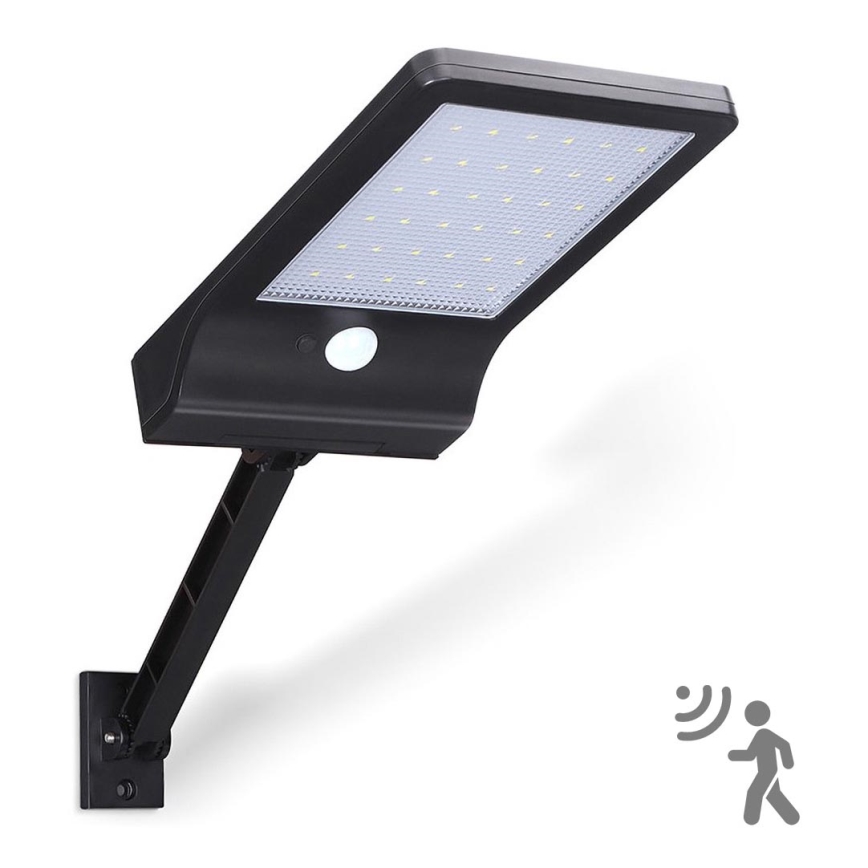 Aigostar - LED Solarna ulična svjetiljka sa senzorom LED/2,3W/5,5V 1800 mAh IP65
