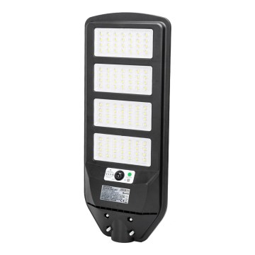 Aigostar - LED Solarna ulična svjetiljka sa senzorom LED/200W/3,2V 12000mAh IP65 6500K + daljinski upravljač
