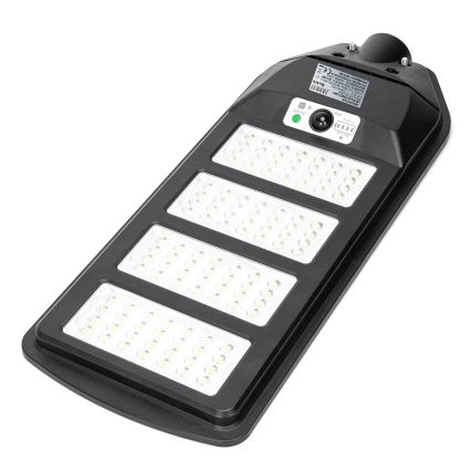 Aigostar - LED Solarna ulična svjetiljka sa senzorom LED/200W/3,2V 12000mAh IP65 6500K + daljinski upravljač
