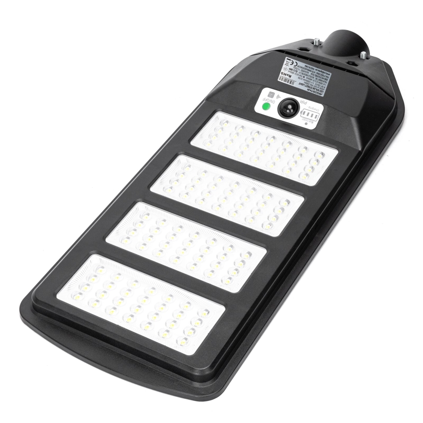 Aigostar - LED Solarna ulična svjetiljka sa senzorom LED/200W/3,2V 12000mAh IP65 6500K + daljinski upravljač