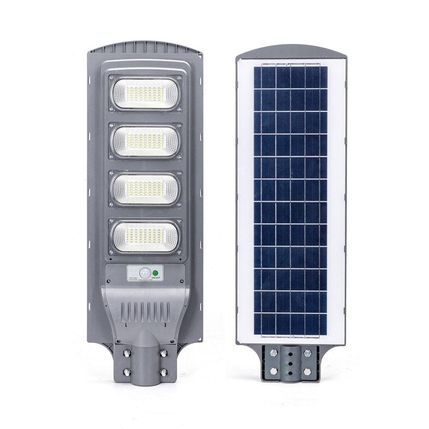 Aigostar - LED Solarna ulična svjetiljka sa senzorom LED/200W/3,2V 20000mAh IP65 6500K + daljinski upravljač