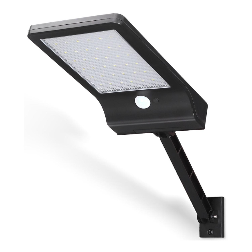 Aigostar - LED Solarna ulična svjetiljka sa senzorom LED/3W/3,7V1800 mAh IP44 3000/4000/5000K + daljinski upravljač