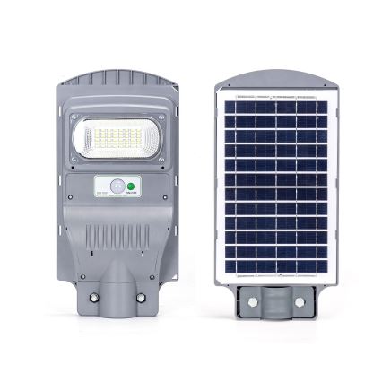 Aigostar - LED Solarna ulična svjetiljka sa senzorom LED/50W/3,2V 5000mAh IP65 6500K + daljinski upravljač