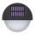 Aigostar - LED Solarna zidna svjetiljka LED/1W/1,2V crna 200 mAh 2700K IP44