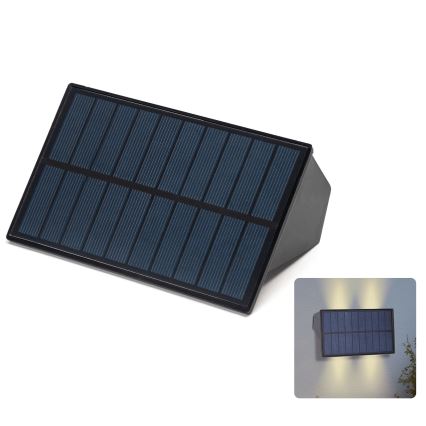 Aigostar - LED Solarna zidna svjetiljka LED/4W/5,5V 2700K IP44