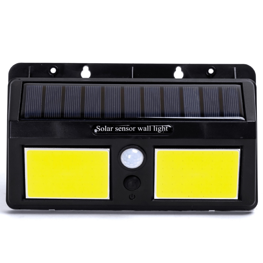 Aigostar - LED Solarna zidna svjetiljka sa senzorom LED/20W/5,5V 2400 mAh 6500K IP65