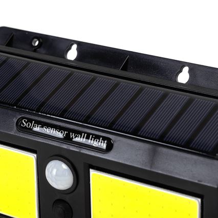 Aigostar - LED Solarna zidna svjetiljka sa senzorom LED/20W/5,5V 2400 mAh 6500K IP65
