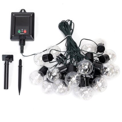 Aigostar - LED Solarne božićne lampice 20xLED/8 funkcija 11,5m IP65 multicolor
