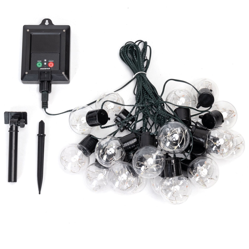 Aigostar - LED Solarne božićne lampice 20xLED/8 funkcija 11,5m IP65 multicolor