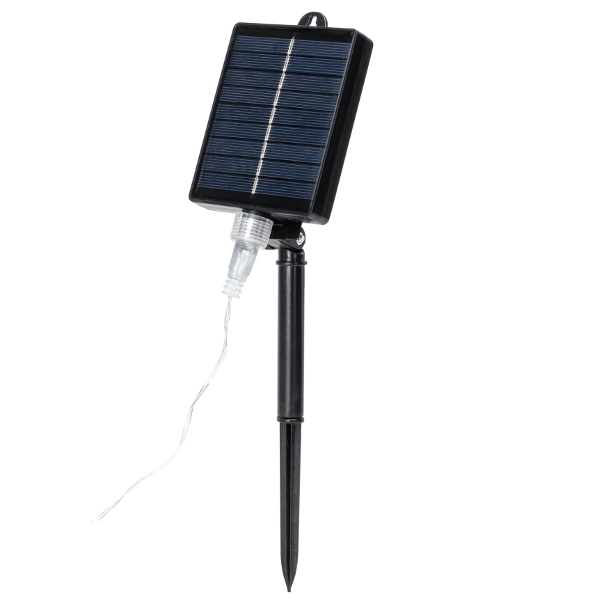 Aigostar - LED Solarne božićne lampice 384xLED/13m IP65 hladna bijela