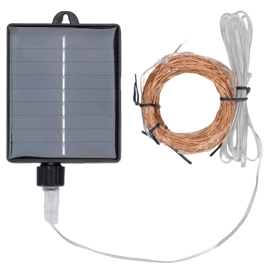 Aigostar - LED solarni božićni lanac 300xLED/8 funkcija 32 m IP65 topla bijela 1200 mAh