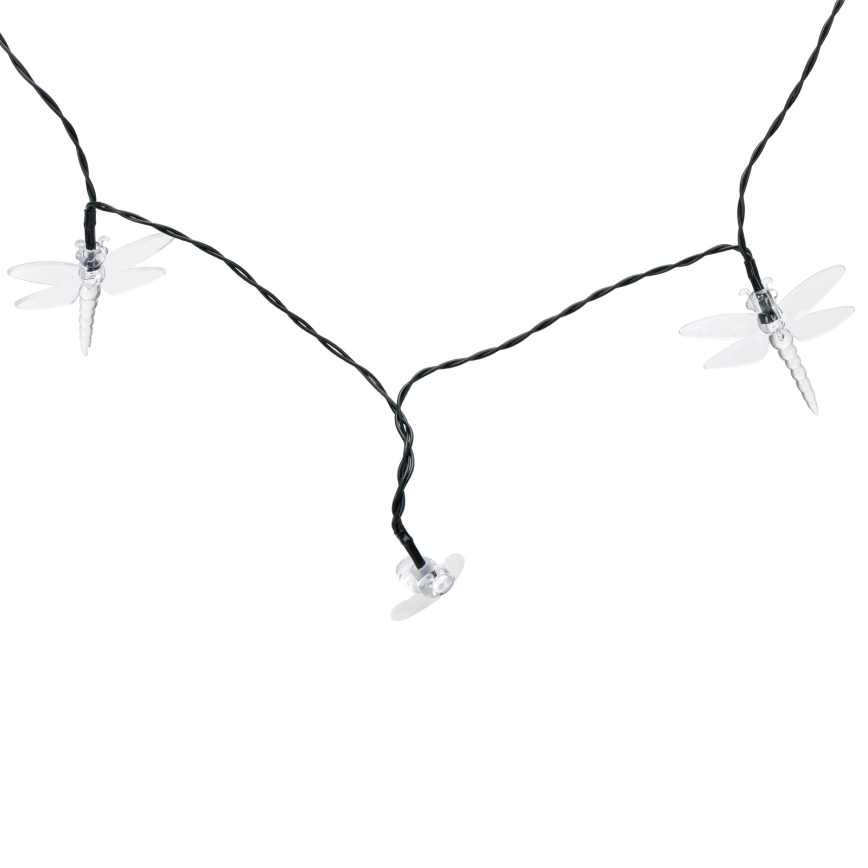 Aigostar - LED solarni dekorativni lanac lampica 50xLED/8 funkcija, 10 m, 800 mAh, IP65, topla bijela