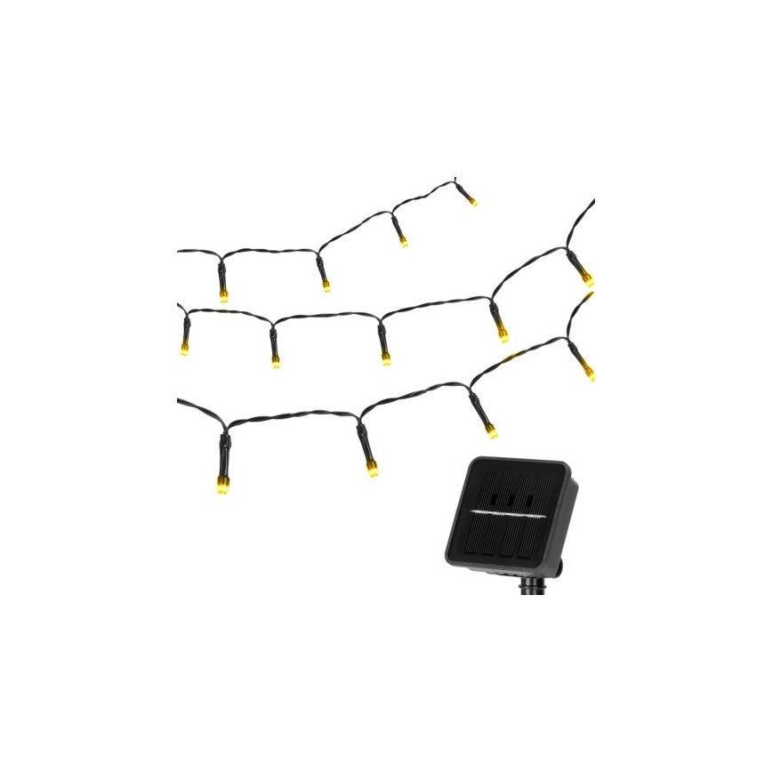 Aigostar - LED Solarni lanac 100xLED/12m 300 mAh IP65 topla bijela