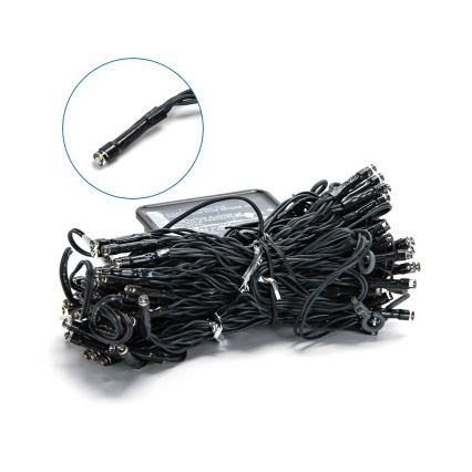 Aigostar - LED solarni lanac 100xLED/8 funkcija 4x1m IP65 topla bijela 800 mAh