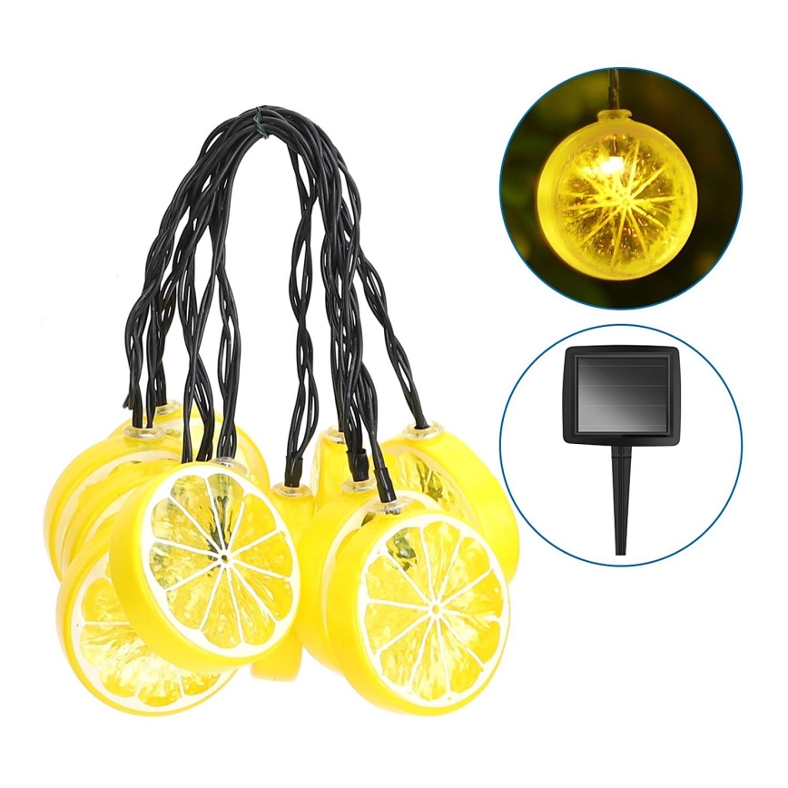 Aigostar - LED Solarni lanac 10xLED/3,8m IP44 600 mAh topla bijela