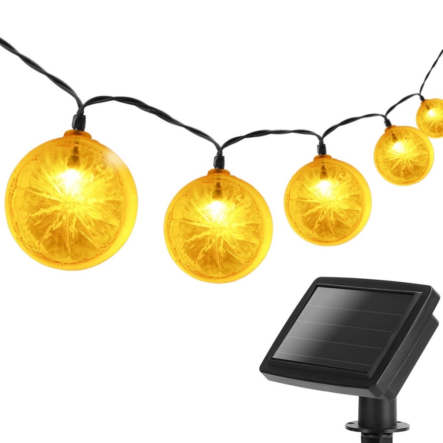 Aigostar - LED Solarni lanac 10xLED/3,8m IP44 600 mAh topla bijela