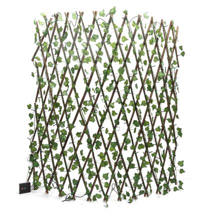 Aigostar - LED Solarni lanac 148xLED/2x1,2m IP65 300 mAh topla bijela ivy