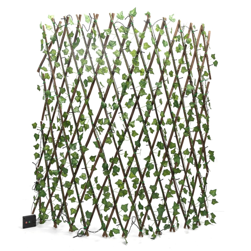 Aigostar - LED Solarni lanac 148xLED/2x1,2m IP65 300 mAh topla bijela ivy