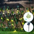 Aigostar - LED solarni lanac 56xLED/2x0,4m IP65 300 mAh toplo bijela bršljan