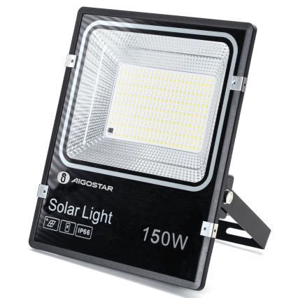 Aigostar - LED Solarni reflektor LED/150W/3,2V 3000mAh 3000K/4000K/6500K IP66 + daljinski upravljač