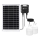 Aigostar - LED solarni luster 2xLED/35W/12V 6000 mAh 6500K IP65 Ø 10 cm + daljinski upravljač