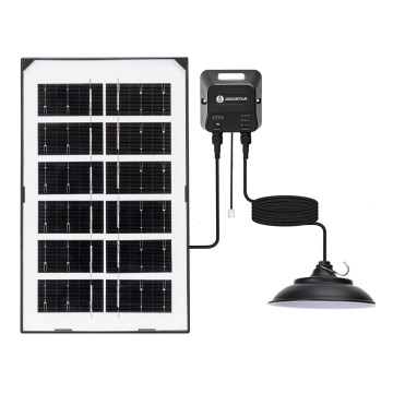 Aigostar - LED solarni luster LED/35W/12V 3000 mAh 6500K IP65 promjer 15 cm + daljinski upravljač