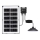 Aigostar - LED solarni luster LED/35W/12V 3000 mAh 6500K IP65 promjer 15 cm + daljinski upravljač