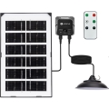 Aigostar - LED solarni luster sa senzorom LED/35W/12V 3000 mAh 6500K pr. 15 cm + daljinski upravljač