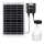 Aigostar - LED solarni luster sa senzorom LED/70W/12V 6000 mAh 6500K IP65 Ø 12 cm + daljinski upravljač
