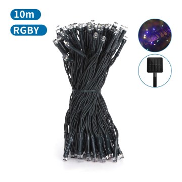 Aigostar - LED solarni  niz 100xLED/8 funkcija 12m IP65 višebojan