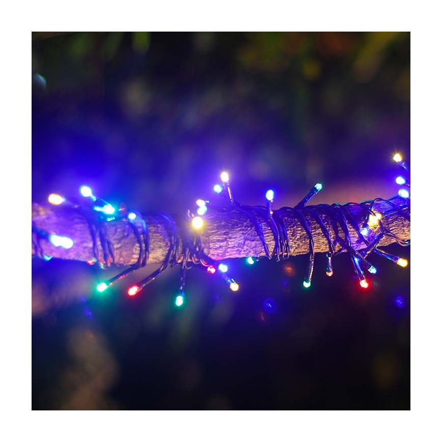 Aigostar - LED solarni  niz 100xLED/8 funkcija 12m IP65 višebojan