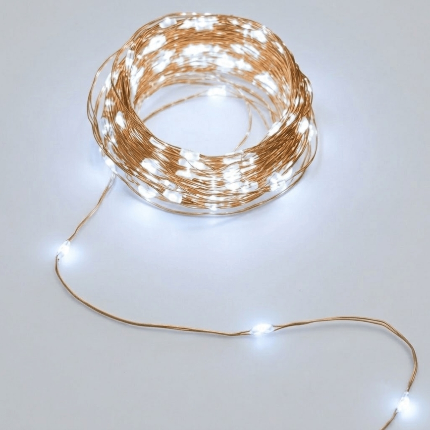 Aigostar - LED solarni niz 200xLED/8 funkcija 22 m IP65 hladno bijela 800 mAh