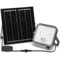 Aigostar - LED solarni reflektor s mogućnošću prigušivanja i senzorom / 80W / 3,4V / 6500K / IP66 / 4000 mAh + daljinski upravljač