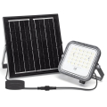 Aigostar - LED solarni reflektor s mogućnošću prigušivanja LED/50W/3,4V 3000/4000/6500K IP66 4000 mAh + daljinski upravljač