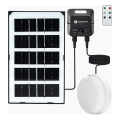 Aigostar - LED solarno stropno svjetlo sa senzorom LED/35W/3,7V 3000 mAh IP65 + daljinski upravljač