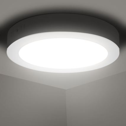 Aigostar - LED Stropna nadgradna svjetiljka LED/12W/230V pr. 17,4 cm 4000K bijela