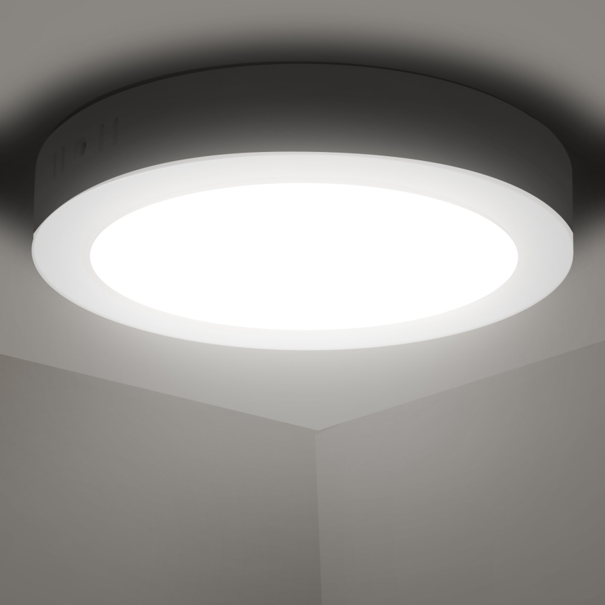 Aigostar - LED Stropna nadgradna svjetiljka LED/12W/230V pr. 17,4 cm 4000K bijela