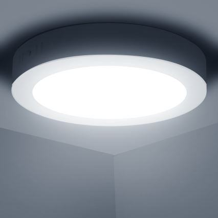 Aigostar - LED Stropna nadgradna svjetiljka LED/12W/230V pr. 17,4 cm 6500K bijela