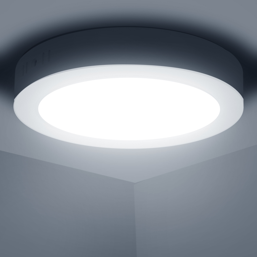 Aigostar - LED Stropna nadgradna svjetiljka LED/12W/230V pr. 17,4 cm 6500K bijela