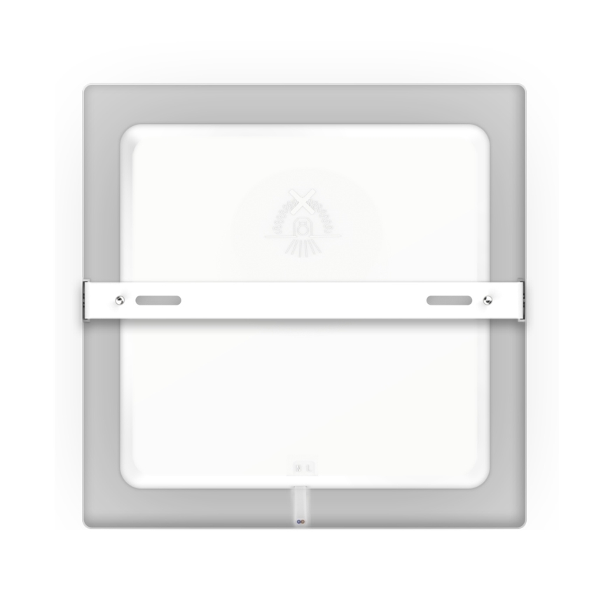 Aigostar - LED stropna nadgradna svjetiljka LED/18W/230V 3000K 22,6x22,6 cm bijela