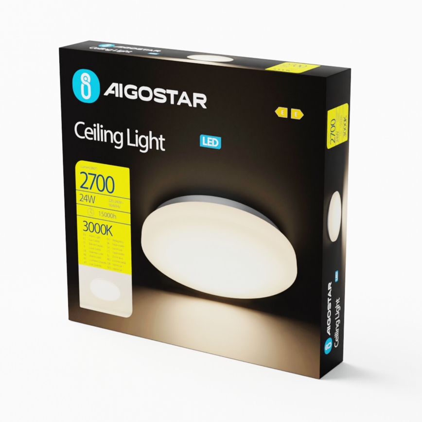 Aigostar - LED Stropna svjetiljka LED/24W/230V 3000K