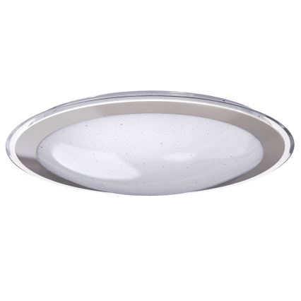 Aigostar - LED prigušivač stropna svjetiljka LED/30W/230V 2700-6500K promjer 42,9 cm krom + daljinsko upravljanje