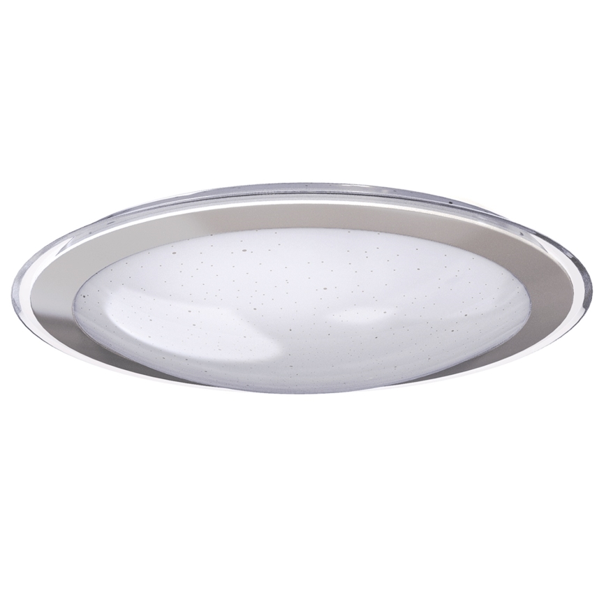 Aigostar - LED prigušivač stropna svjetiljka LED/30W/230V 2700-6500K promjer 42,9 cm krom + daljinsko upravljanje