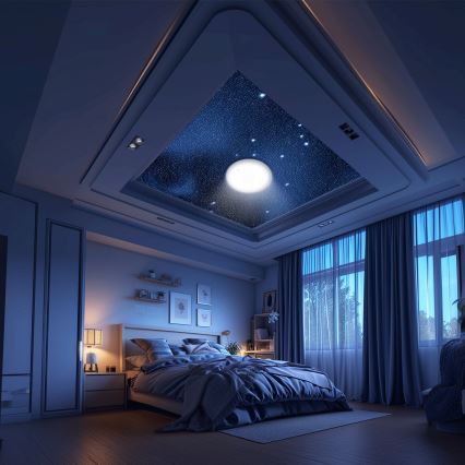 Aigostar - LED stropno svjetlo MESH s mogućnošću prigušivanja LED/36W/230V 3000-6500K Ø 49,5 cm + daljinski upravljač
