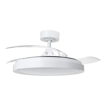 Aigostar - LED stropna svjetiljka s ventilatorom MESH LED/50W/230V 2700-6500K bijela + daljinski upravljač