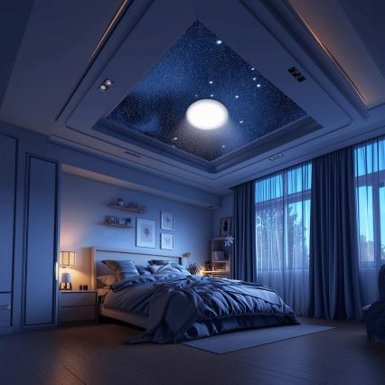 Aigostar - LED Prigušiva stropna svjetiljka za kupaonicu MESH Smart LED/12W/230V 3000-6500K IP44 + daljinski upravljač